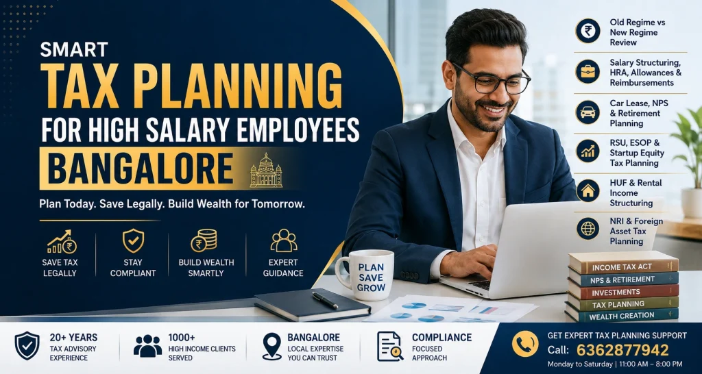 High Salary Tax Planning Bangalore
