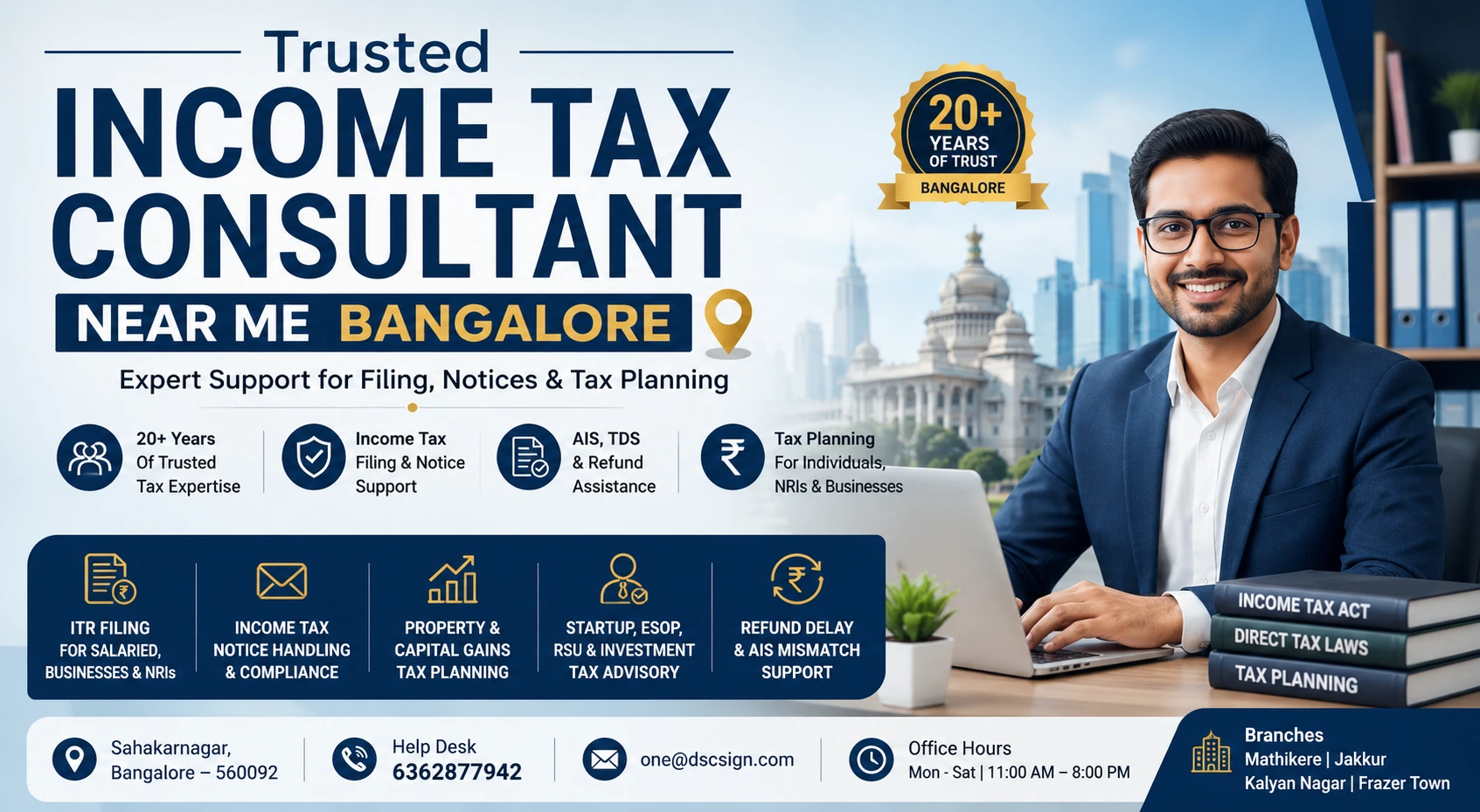 Income Tax Consultant Near Me Bangalore