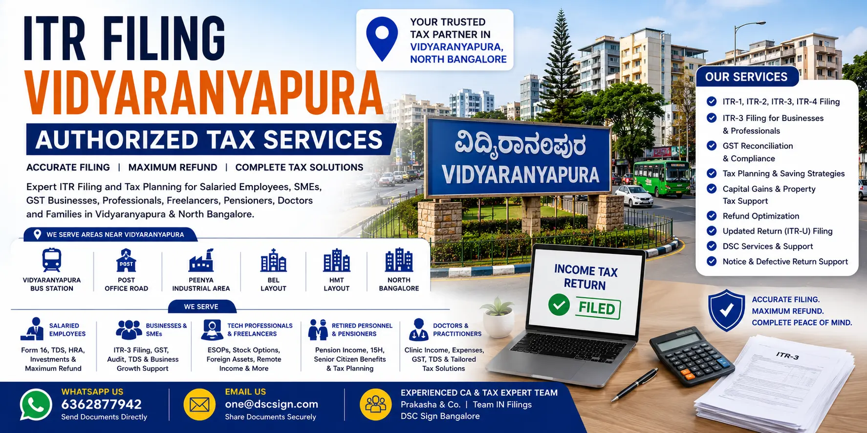 ITR Filing Vidyaranyapura