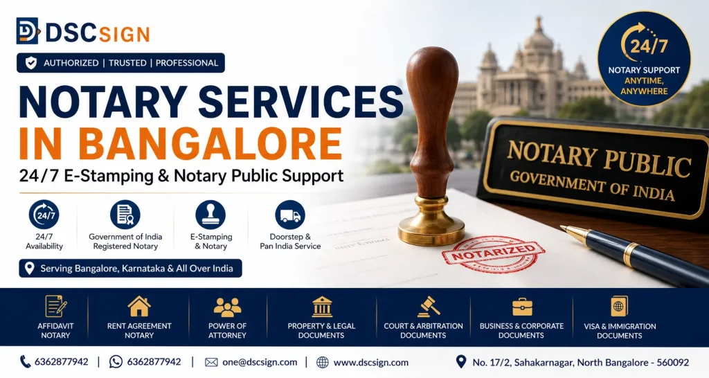 Notary Services Bangalore