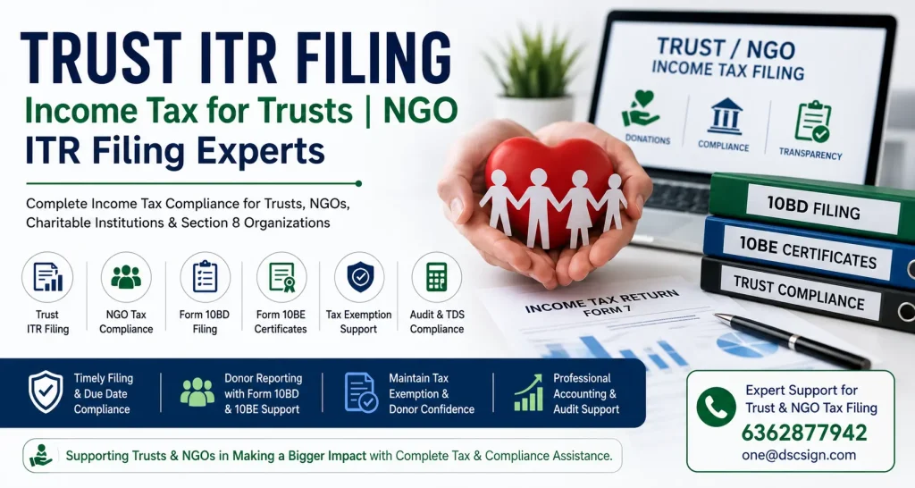 Trust ITR Filing