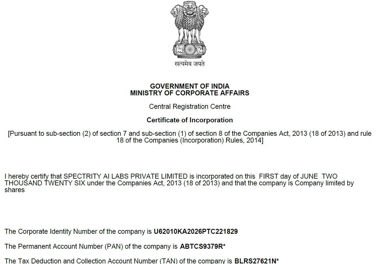 New company registration completed by DSCsign Bangalore